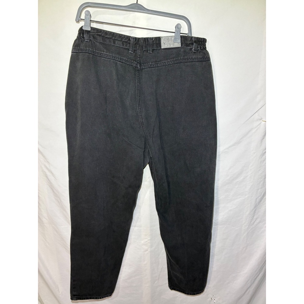 Lee Mens Total Freedom Relaxed Fit Jeans Faded Black Elastic Waist 36x29 Vintage - Picture 5 of 9